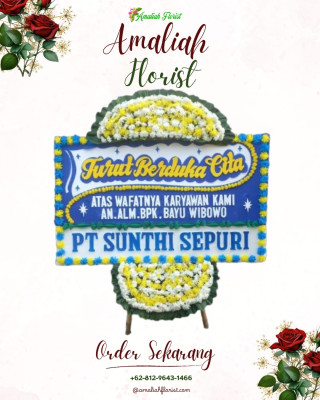 Papan Bunga Duka di Putussibau Utara