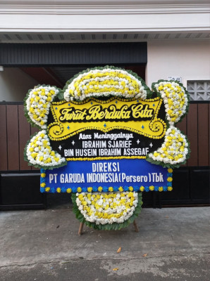 Papan Bunga Duka di Putussibau Utara
