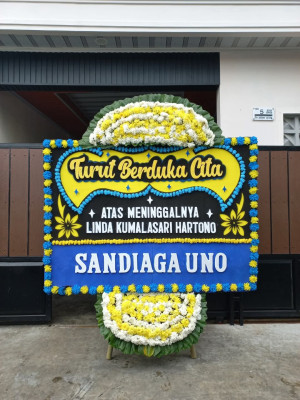 Papan Bunga Duka di Putussibau Utara